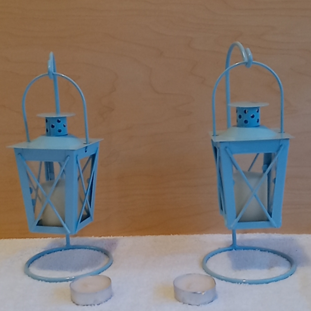 Railroad Lanterns Pair